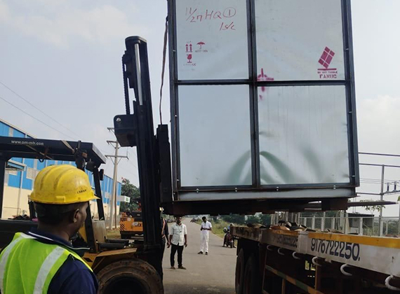 Shifting From Position To Truck — Chakra Machinery Movers Tamil Nadu